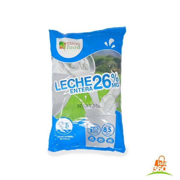 Leche en polvo paquetes de 900g